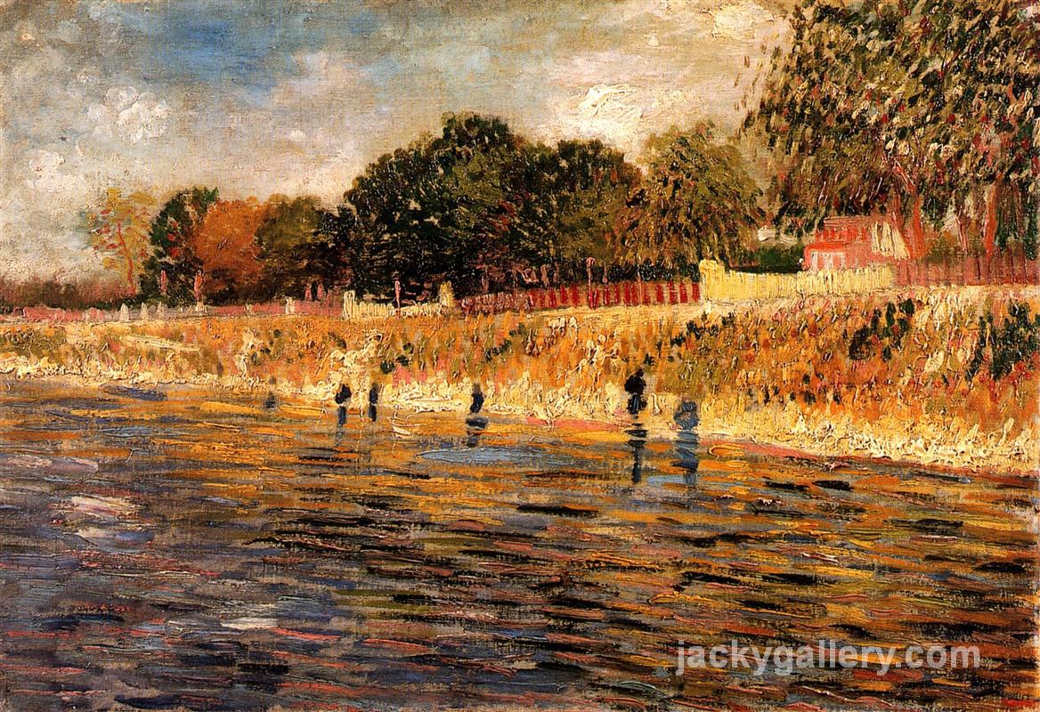 The Banks of the Seine, Van Gogh painting